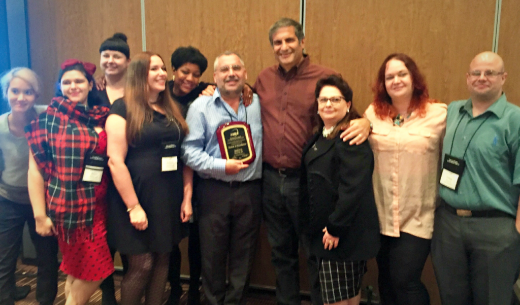 Photo of i24 Image Team Presenting CAM-X Award