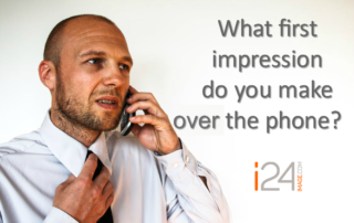 What first impression do you make over the phone