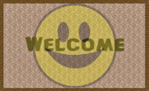 Make a smile the welcome mat to your business.
