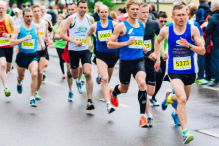 Marathon runners Perseverance 