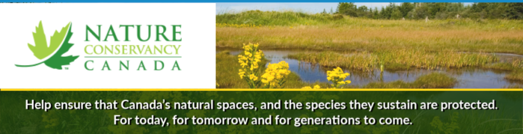 Nature Conservancy of Canada banner