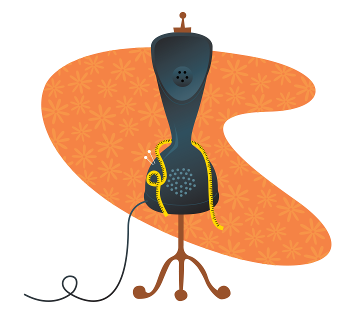 Telephone Service Illustration