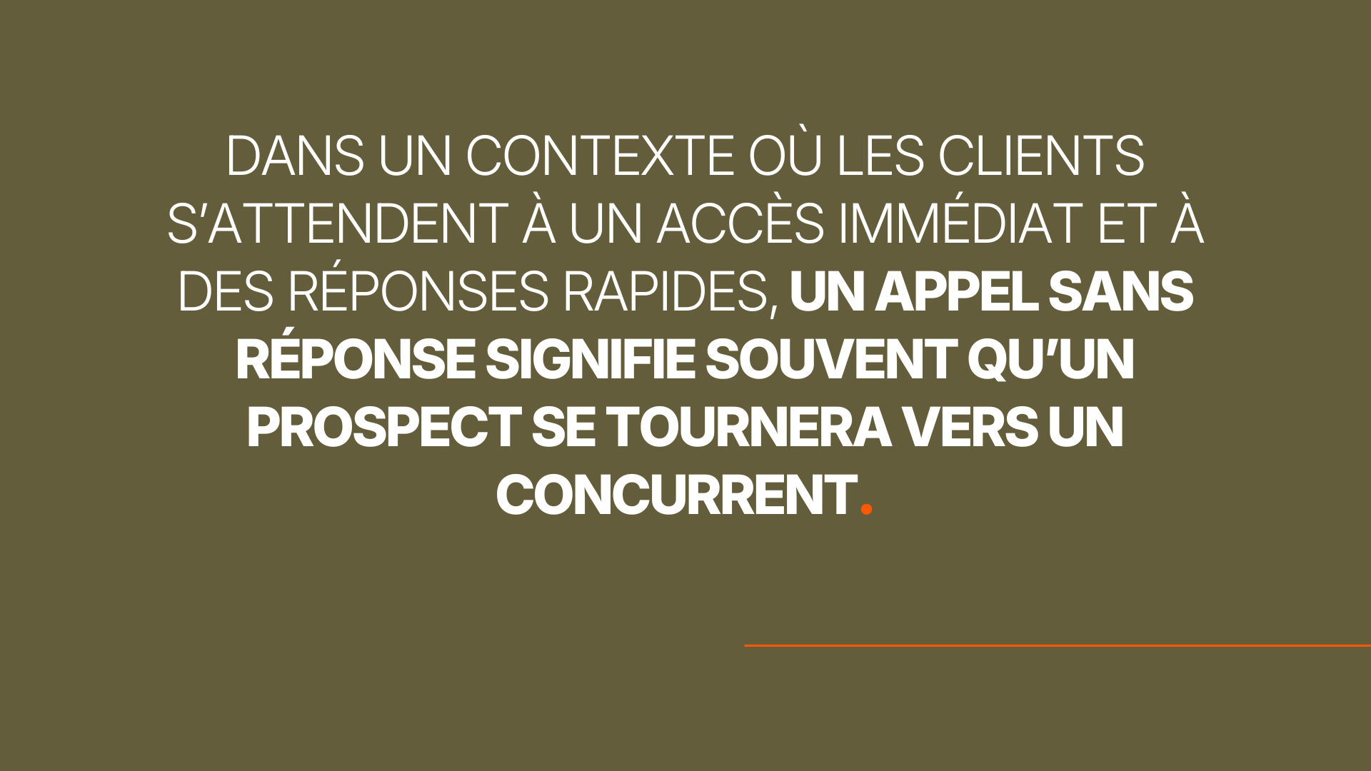 Dans un contexte où les clients s’attendent à un accès immédiat et à des réponses rapides, un appel sans réponse signifie souvent qu’un prospect se tournera vers un concurrent. 